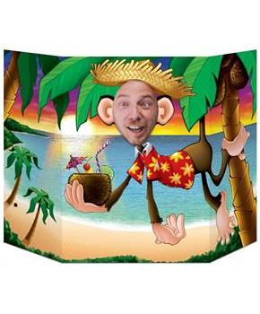 Luau Monkey Photo Prop