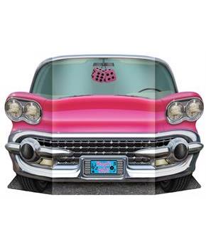 Pink Convertible Photo Prop