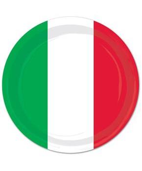 Red, White & Green Plates
