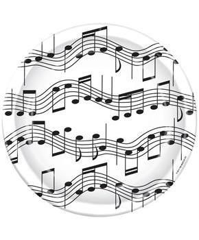Musical Notes Plates