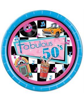Fabulous 50's Plates