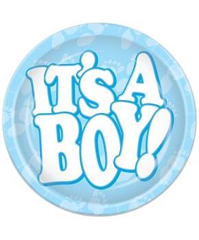 It's A Boy! Plates