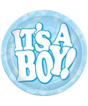It's A Boy! Plates