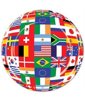 International Flag Plates