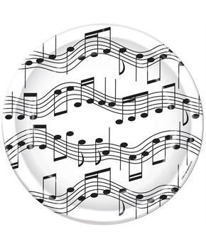 Musical Notes Plates