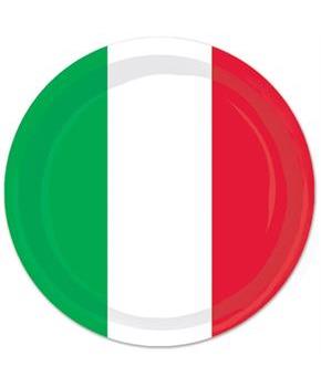 Red, White & Green Plates