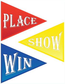 Win, Place & Show Cutouts
