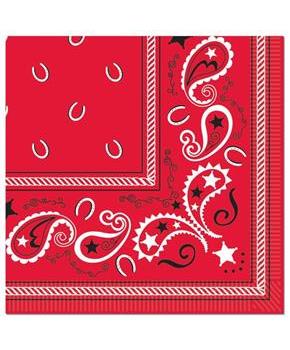 Bandana Beverage Napkins