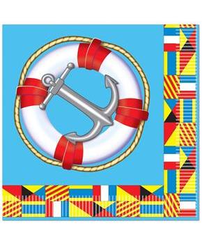Nautical Beverage Napkins