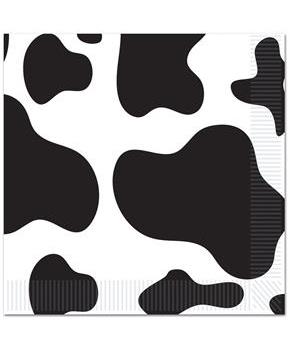 Cow Print Beverage Napkins