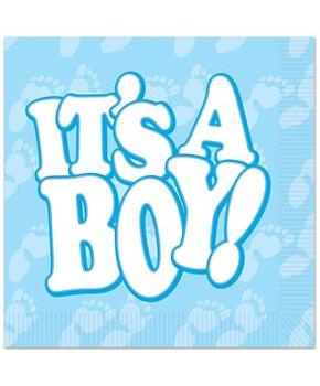 It's A Boy! Beverage Napkins