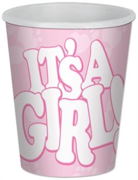 It's A Girl! Beverage Cups