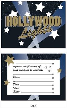 Hollywood Lights Invitations