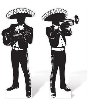 Mariachi Silhouette Stand-Ups