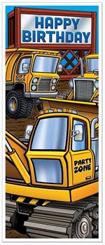 Construction Birthday Door Cover