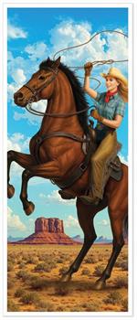 Cowgirl Door Cover