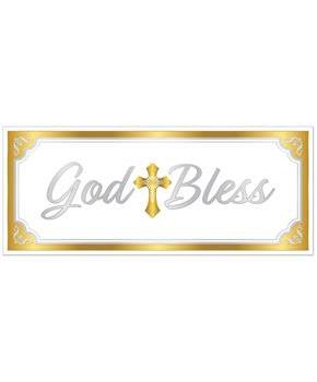 God Bless Oversized Sign Banner
