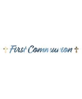 Foil First Communion Streamer