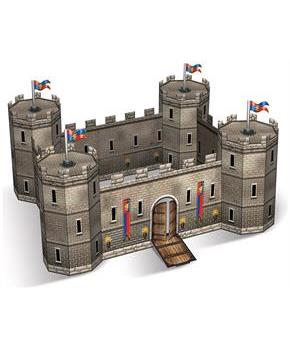 3-D Castle Centerpiece