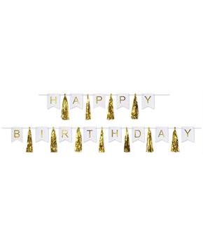 Happy Birthday Tassel Streamer