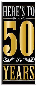 Here's To "50" Years Door Cover