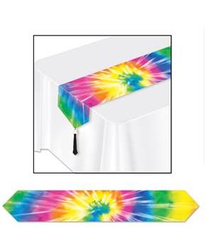 Printed Tie-Dyed Table Runner