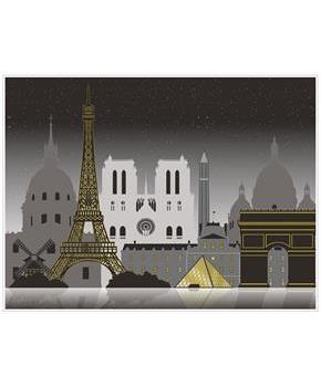 Paris Cityscape Insta-Mural