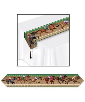 Printed Horse Racing Table Runner