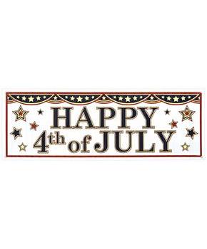 4th Of July Sign Banner