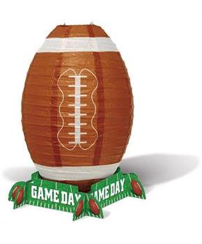 Game Day Football Lantern Centerpiece