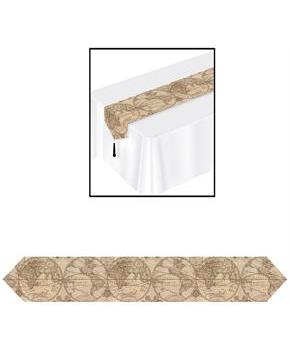 Printed Around The World Table Runner