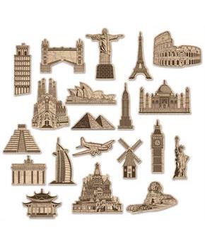 Around The World Cutouts