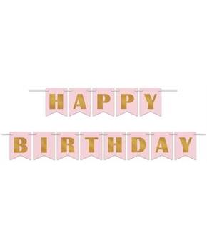 Foil Happy Birthday Streamer