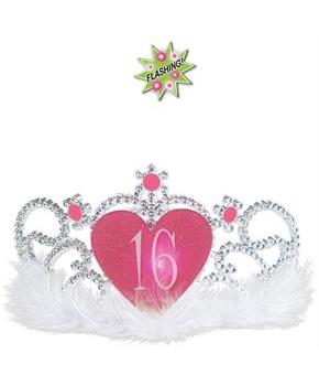 Plastic Light-Up "16" Tiara