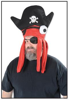 Felt Pirate Squid Hat