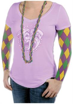 Harlequin Party Sleeves