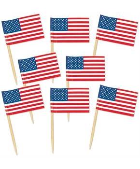 Pkgd U S Flag Picks