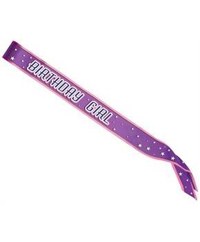 Birthday Girl Satin Sash