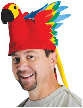 Plush Parrot Hat