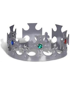 Plastic Jeweled King's Crown