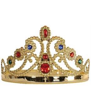 Plastic Jeweled Queen's Tiara