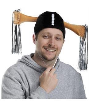 Plush Football Shaker Cap