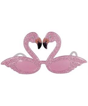 Glittered Flamingo Fanci-Frames