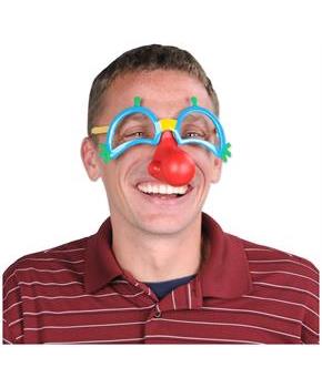 Clown Glasses w/Nose