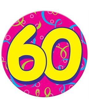 Jumbo "60" Button