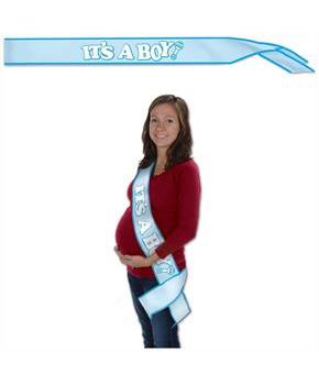 It's A Boy Satin Sash