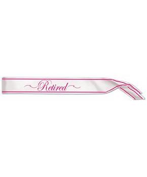 Retired Satin Sash
