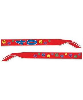 "40" Satin Sash
