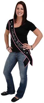 Birthday Bitch Satin Sash