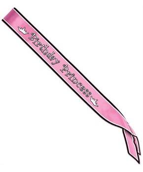 Birthday Princess Satin Sash
